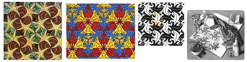 14 Escher muestras de teselaciones