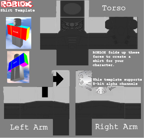 Roblox Police Uniform Template Roblox Player Png Free Png