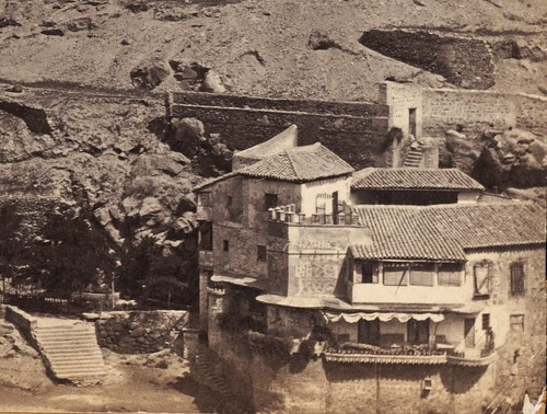 Casa del Diamnatista hacia 1860. Fotografía de Francis Frith (detalle)