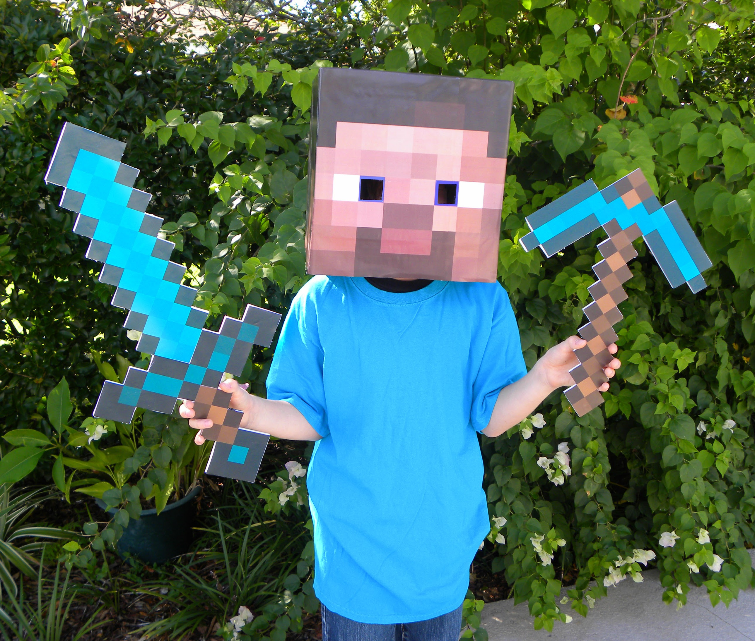 minecraft steve head diy bukalah r