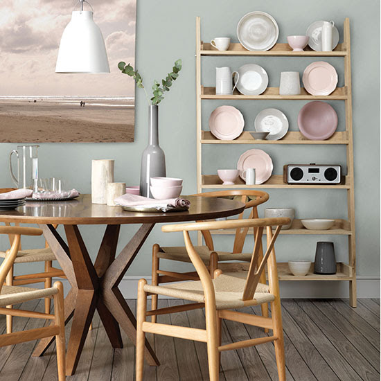 Dining area in a gentle seaside palette | How to decorate with neutrals | PHOTO GALLERY | Ideal Home | Housetohome.co.uk