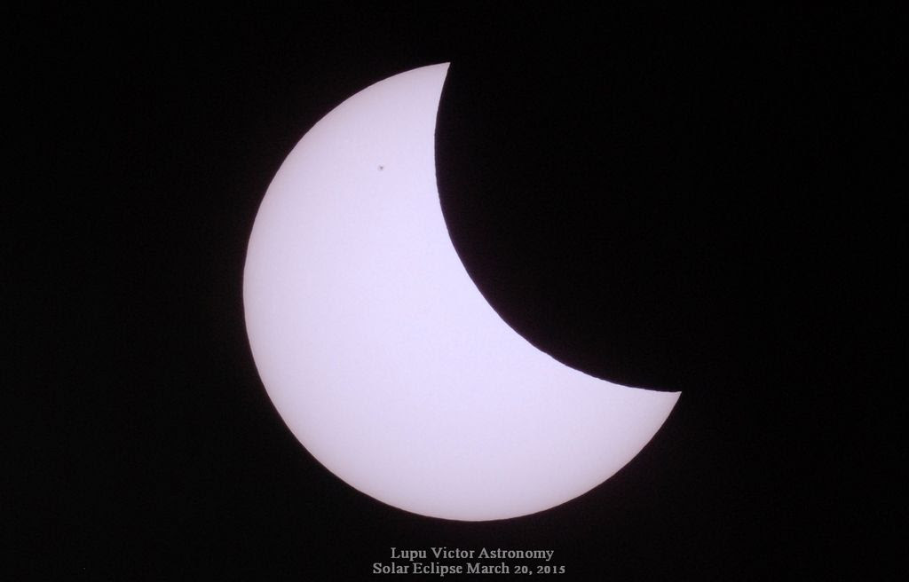 Imagini DSLR Nikon D80 Eclipsa parţială de Soare.
