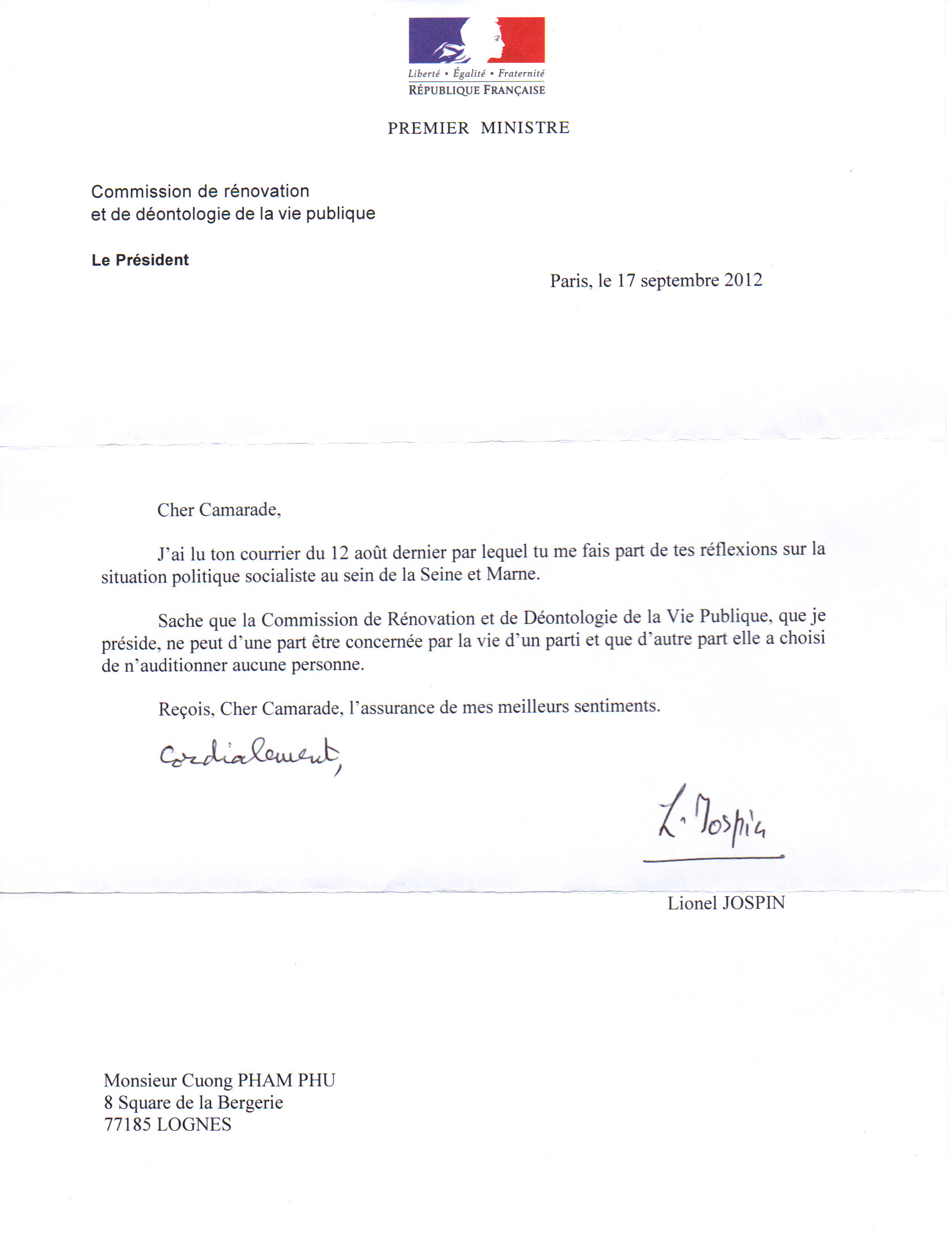 Exemple De Lettre De Remerciement D'embauche  Covering Letter Example
