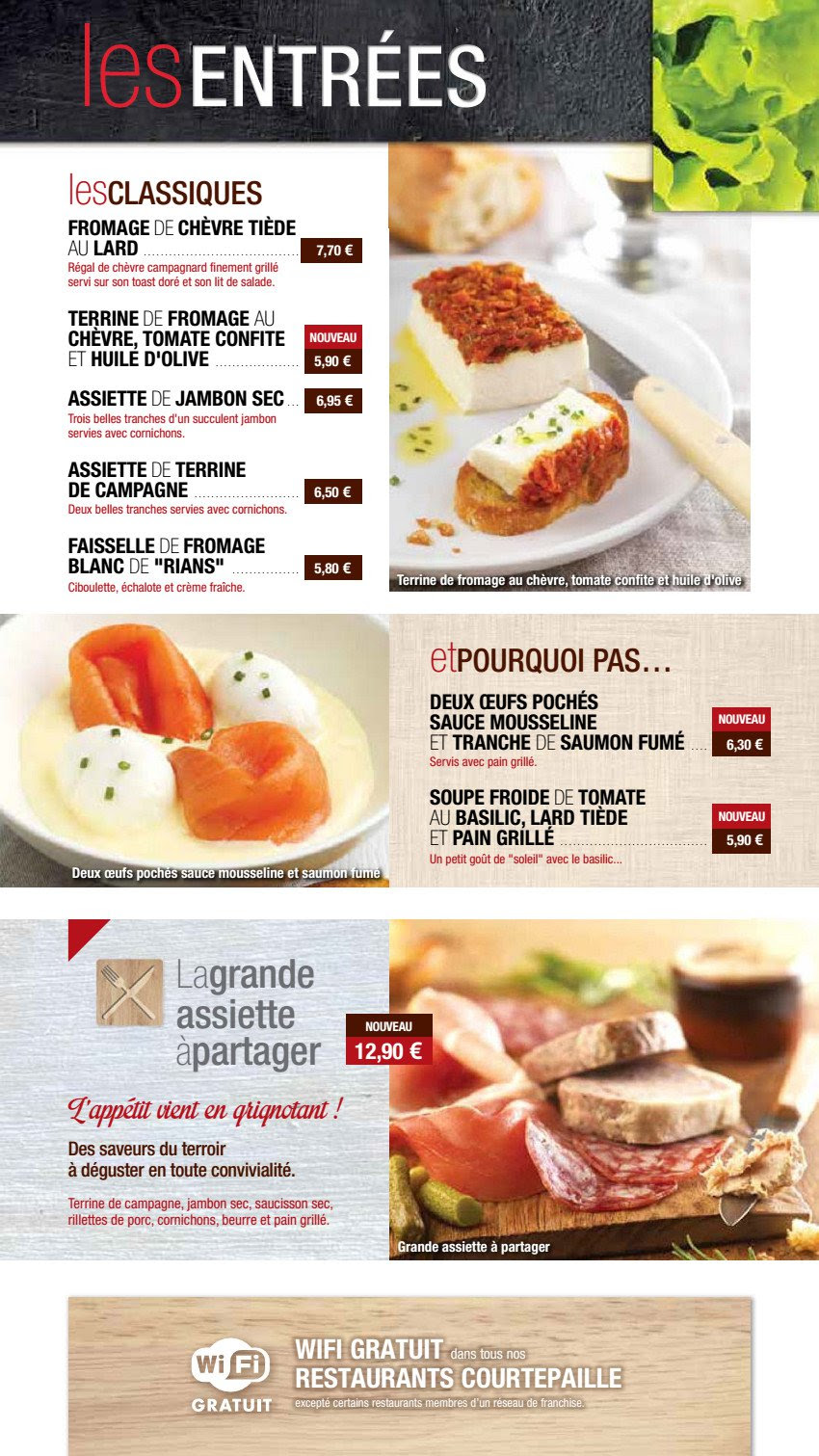 Carte Courtepaille Carte