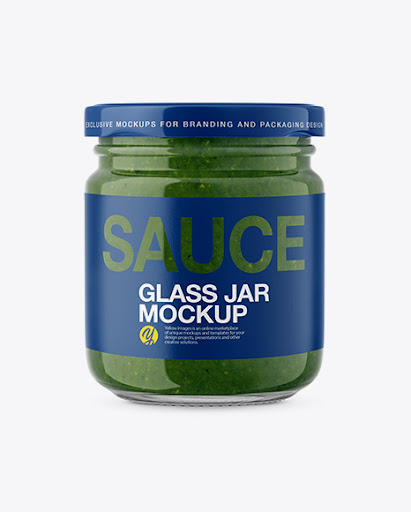 Download Download Psd Mockup Editable Filling Glass Glass Jar Golden Layer Green Filling Green Sauce Pesto Sauce Psd Yellowimages Mockups