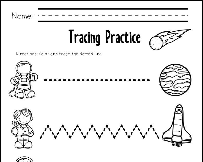 Space Worksheets For Preschoolers