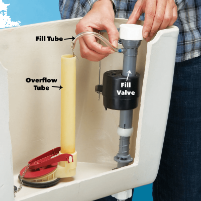 toilet cistern keeps refilling