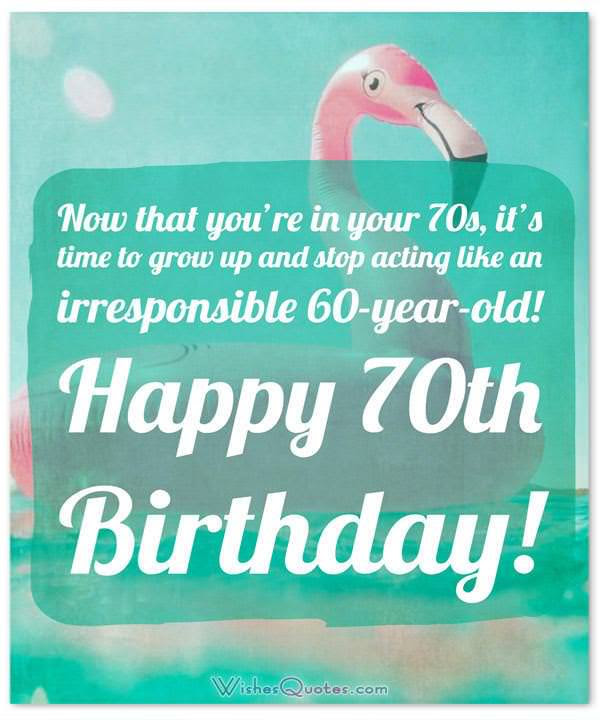 Happy 70th Birthday Friend