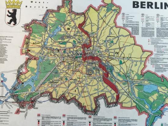 Berlinmuren På Kort | Kort 2019