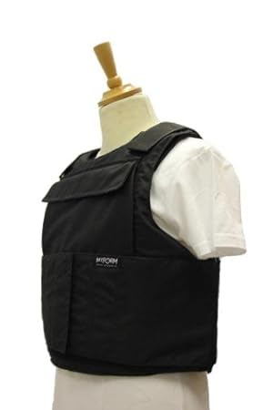 External Vest Chest protector body armor color black size M-XL By Best Security Gear (M)