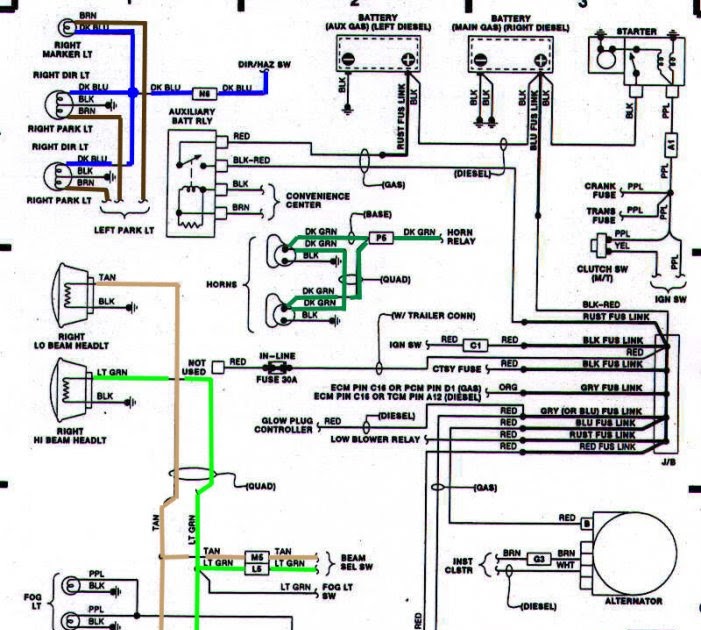 89 K5 Blazer Wiring Diagram