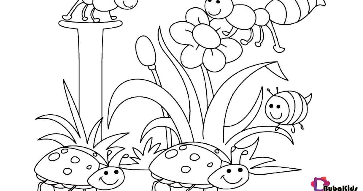 Spring Animals Coloring - coloring pages