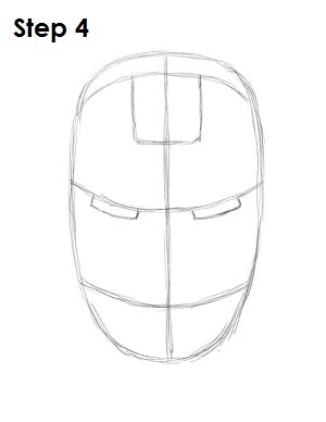 Face Iron Man Drawing Step By Step ~ Drawing Easy