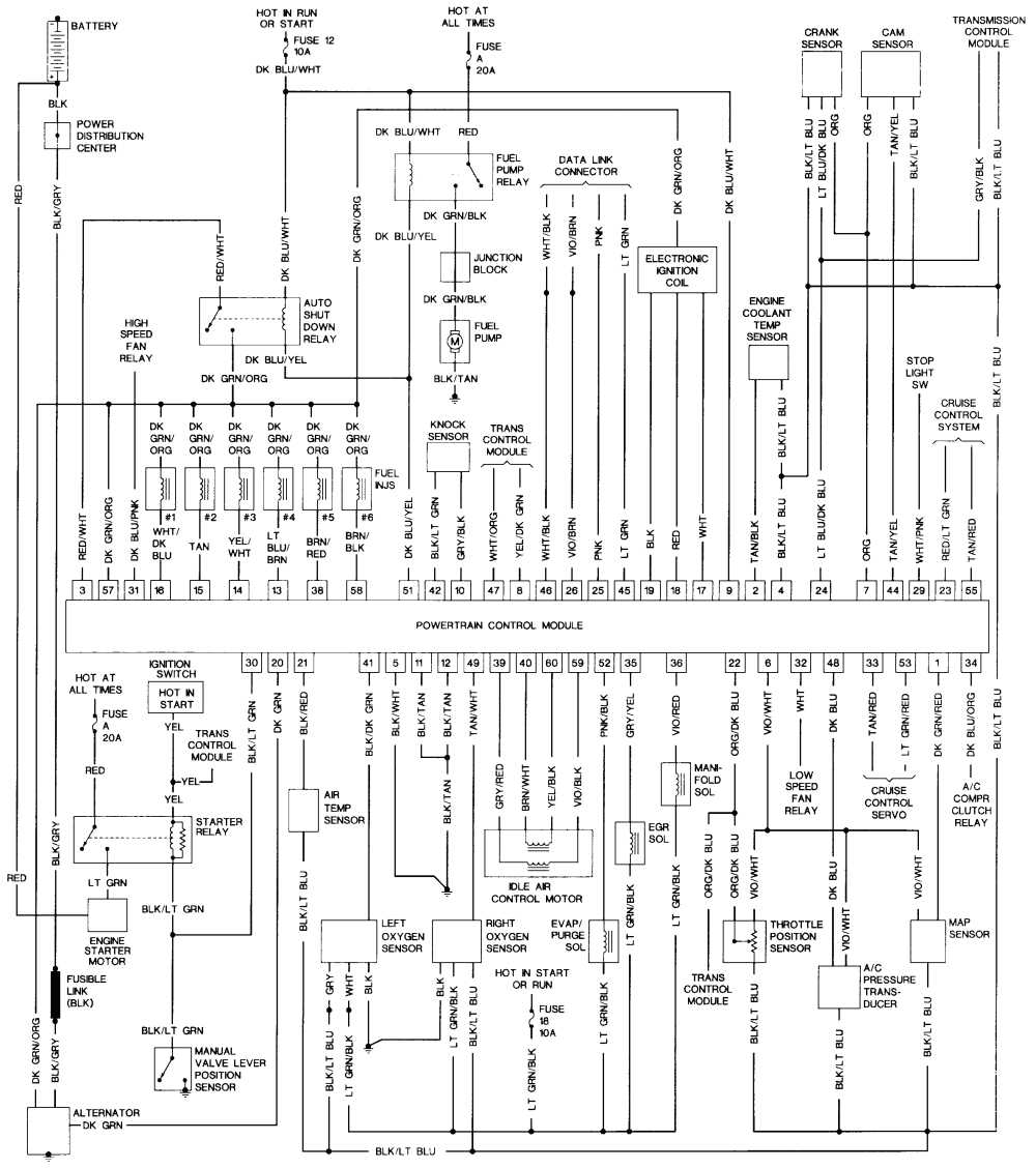 98 Dodge Intrepid Wiring Diagram