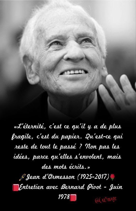 Citation Sur La Vie Jean D Ormesson Gratuit CitationMeme