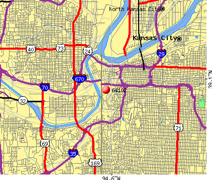Kansas City Missouri Zip Code Map