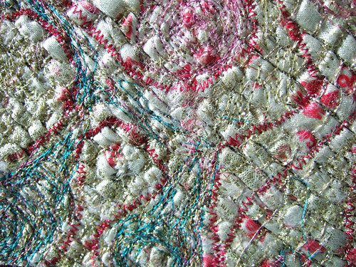 stitching with metallic thread