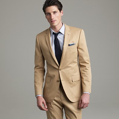 White Man Can Dress: Khaki Suit #1