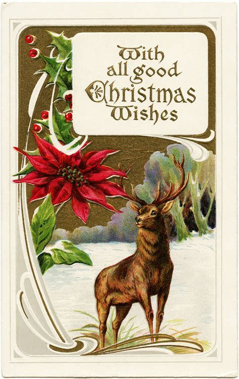 Deer in Snowy Field Old Design Shop Blog Deer in Snowy Field Old Design Shop Blog