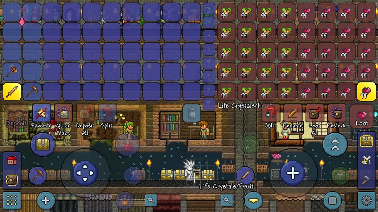 All Items Map Terraria Mobile 13