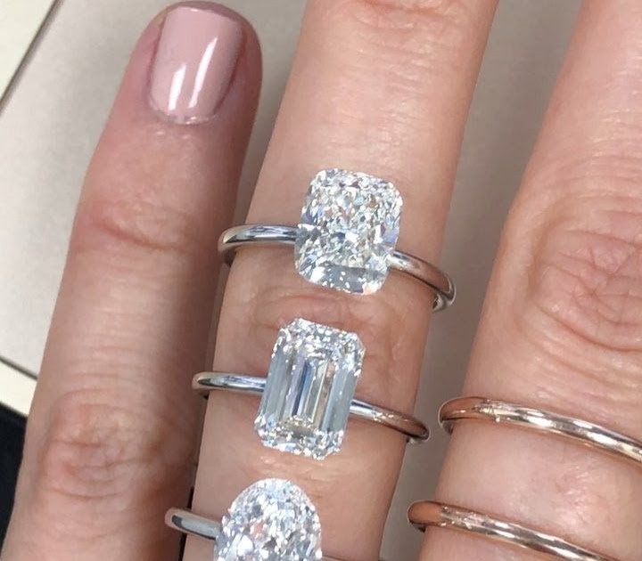 3K Diamond Ring Rose Gold Wedding Rings 3 Carat Sona