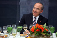 Felipe Calderón, titular del Ejecutivo. Foto: Octavio Gómez
