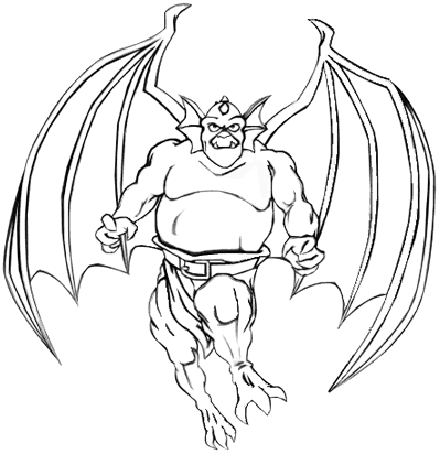 87 FREE DISNEY GARGOYLES COLORING PAGES PRINTABLE PDF