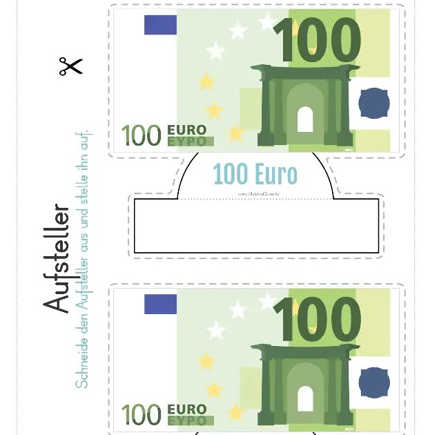 geld zum ausdrucken pdf - euromunzen und geldscheine