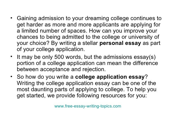 how to write a college application essay xbox one