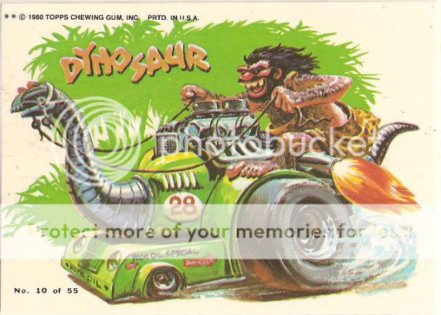 TOPPS WEIRD WHEELS 1980