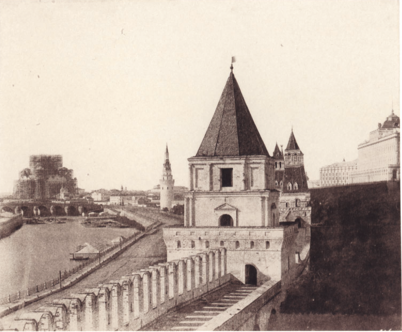 1852. Стены Кремля 1852. Стены Кремля