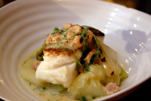 Cod with shrimp butter