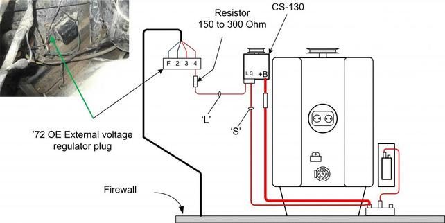 One Wire Alternator Wiring Diagram Chevy - Wiring Diagram Manual