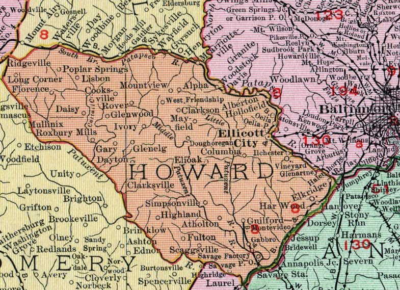 Howard County Md Map