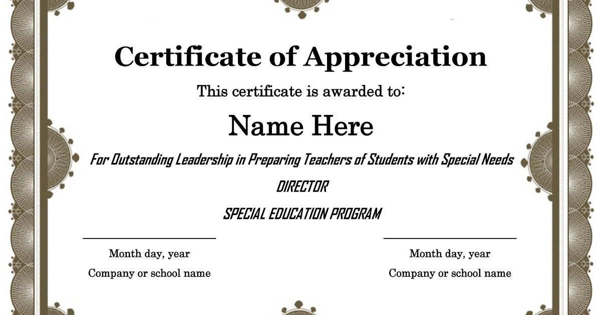 Teacher Appreciation Letter From Student Template | HQ Printable Documents