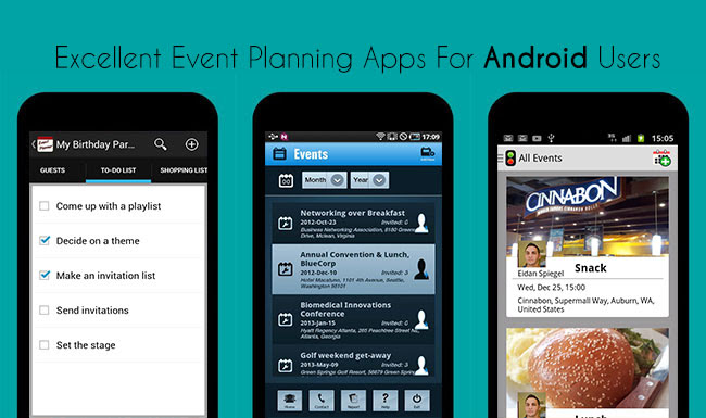 Excellent Event Planning Apps For Android Excellent Event Planning Apps For Android