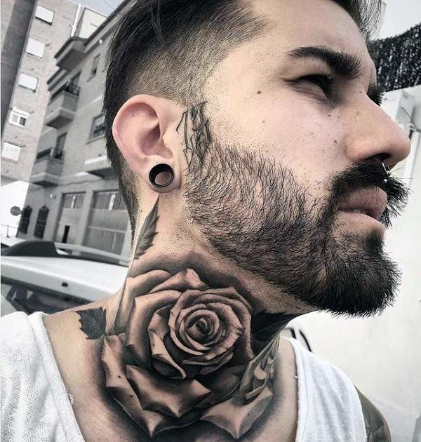 Attractive Meaningful Small Neck Tattoos For Men - Best Tattoo Ideas
