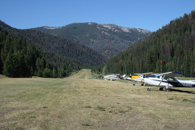 Big Creek Airstrip looking north Big Creek Airstrip looking north