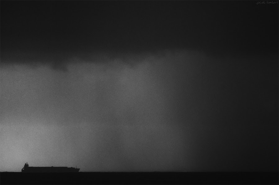 storm attacks boat
