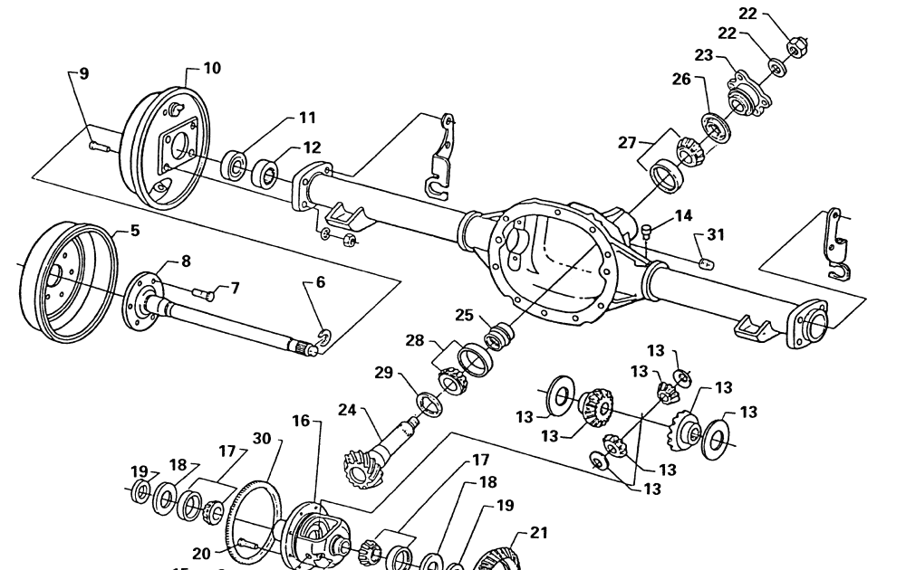 Ford F250 Rear Axle Diagram - Wiring Diagram