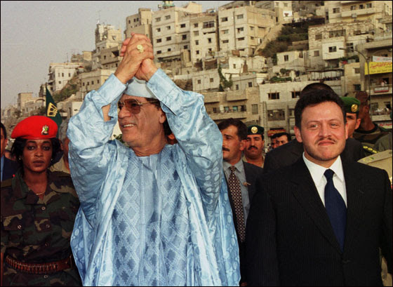 معمر القذافي وصدام حسين Sahara Blog's