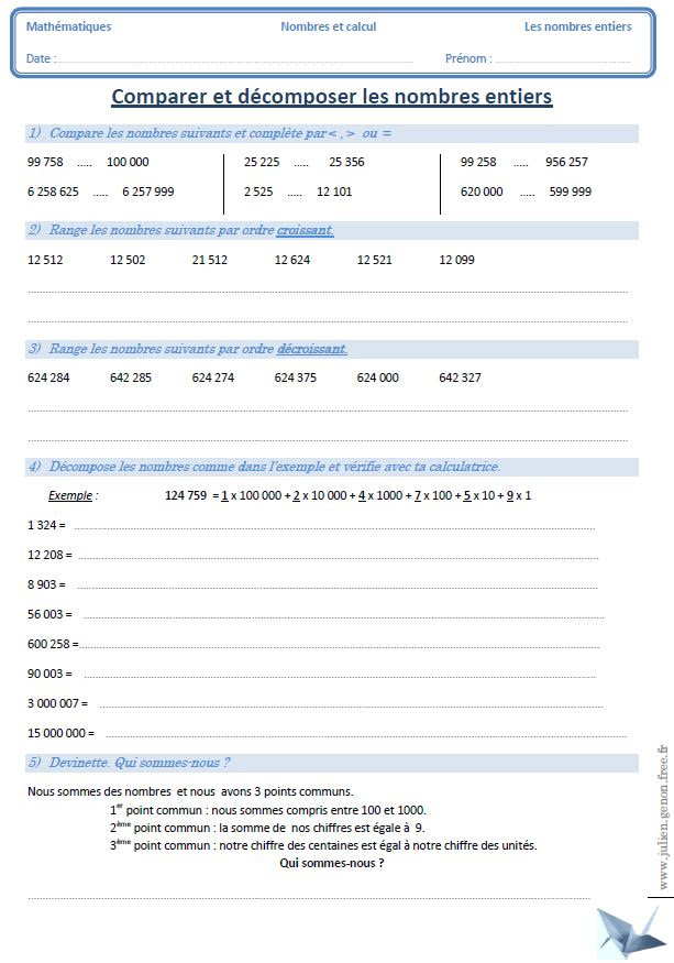 Exercice Différence Chiffre Et Nombre Cm1 Pdf Exercice Math Cm1 Ecrire Nombre En Lettre - Exemple de Lettre