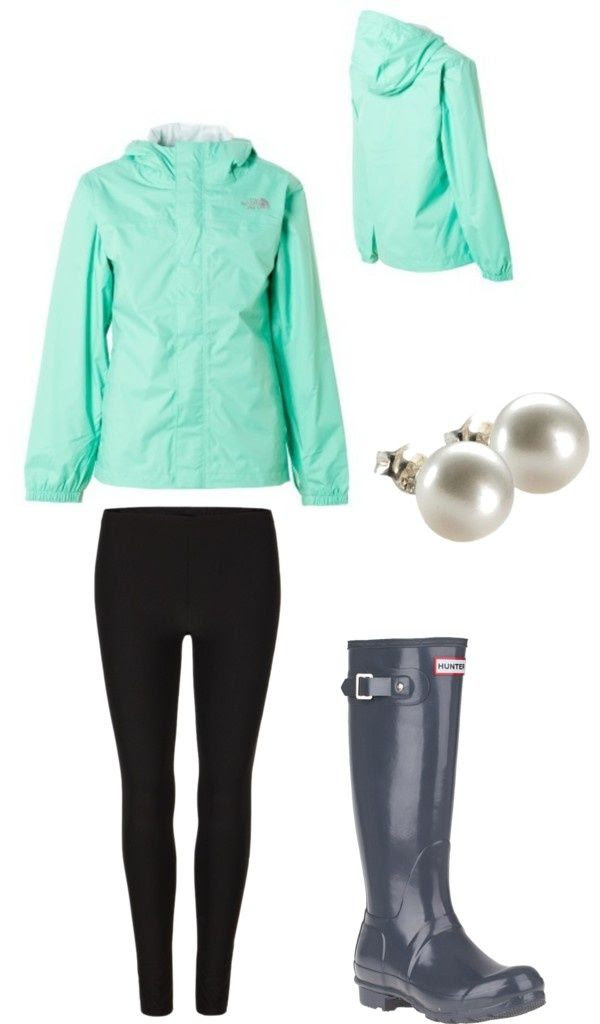 mint green north face