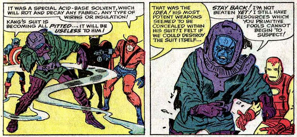 'Now if you'll excuse me, I'm late for my appearance in 'Day of the Dove.' Avengers #8