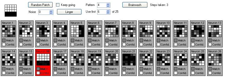 Pattern Sniffer screen shot