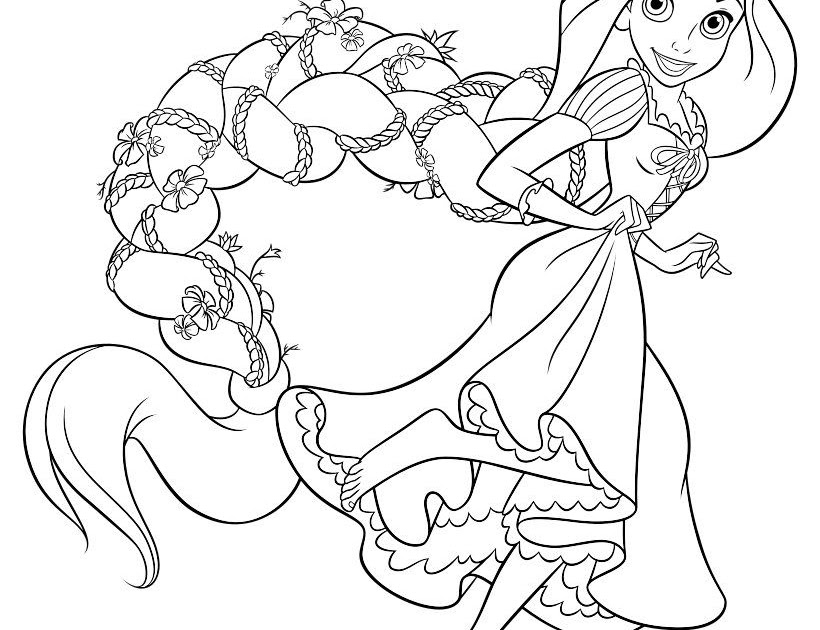 Mewarnai Gambar Princess Rapunzel / Princesas Disney Baby Imagens Png