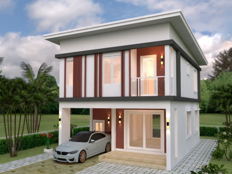 Desain Rumah Ukuran Kecil 2 Lantai - Amiahxtc
