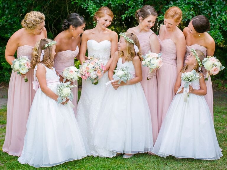 the bride and the bridesmaid