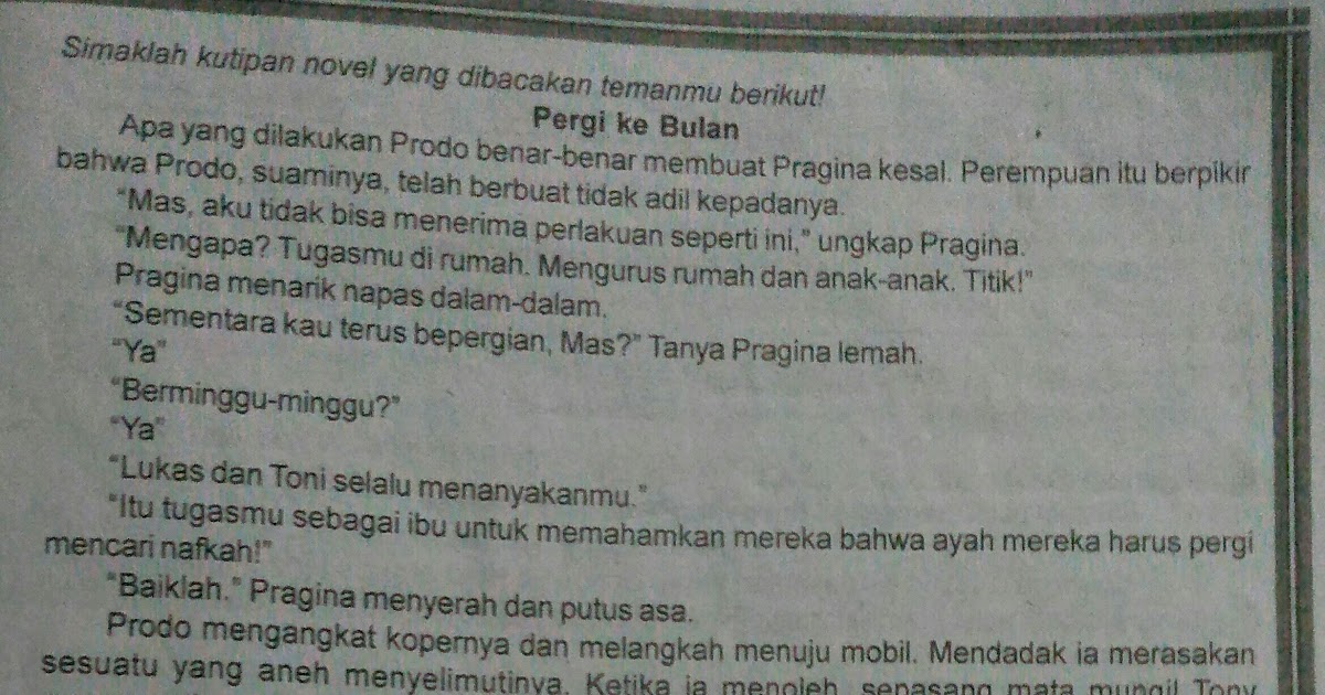 Contoh Cerpen Alur Maju Cerpen