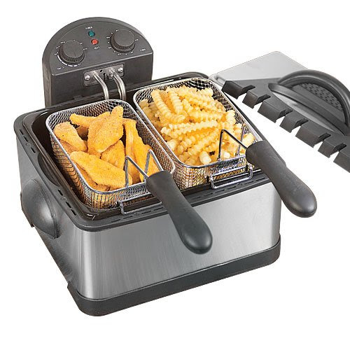 Best Deep Fryers For Home Use Dual Deep Fat Fryer by Savoureux Pro Line